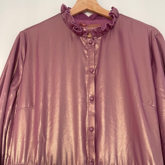 NWT JessaKae Metallic Purple Savannah Dress - Picture 7 of 15